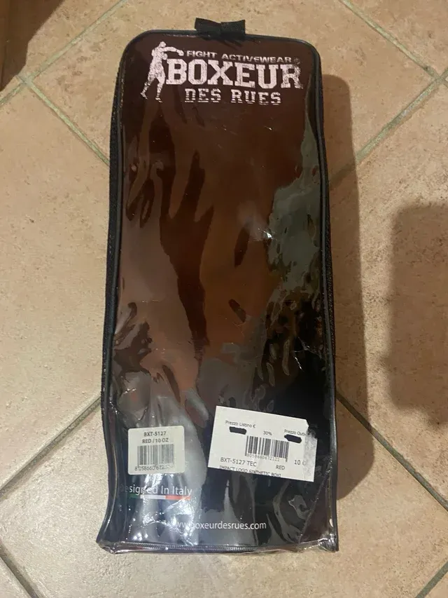 Guantoni Boxe Boxeur Des Rues 10oz Rossi