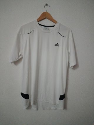 Camiseta Adidas Deportiva Blanca Talla L