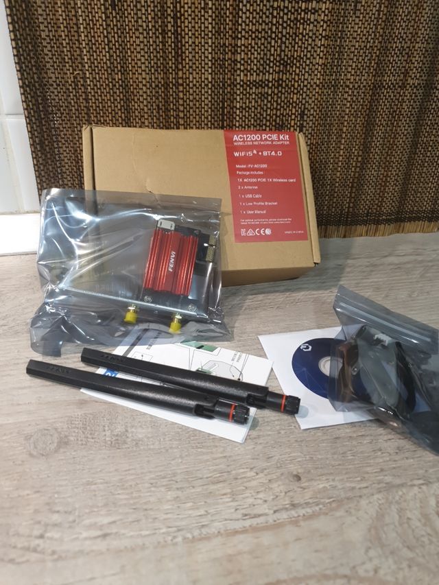 Kit adattatore Wi-Fi PCIe Fenvi AC1200