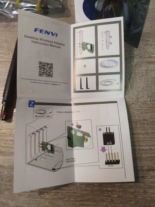 Kit adattatore Wi-Fi PCIe Fenvi AC1200