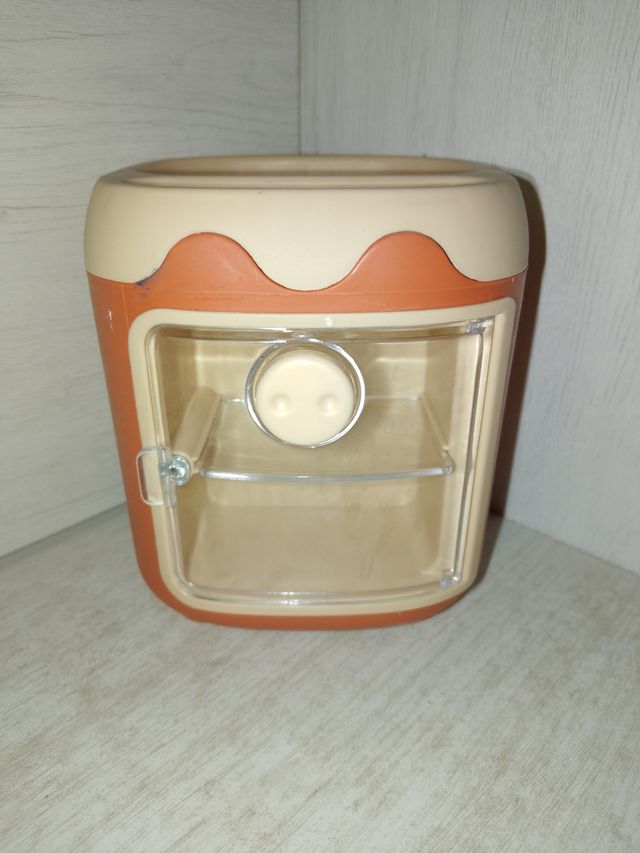 Lapicero Naranja con Puerta Transparente