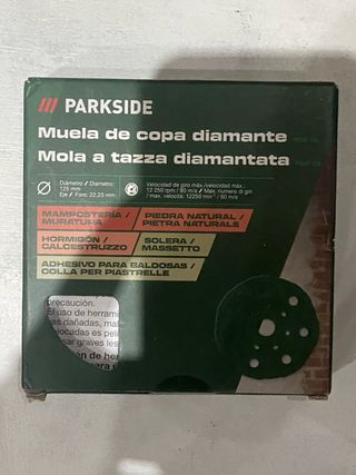 Muela de Copa Diamante Parkside 125mm