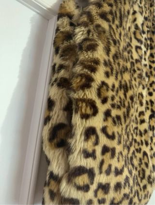Chaleco de pelo estampado leopardo