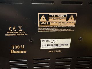 Amplificador para guitarra acustica Ibañez