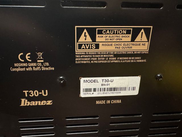 Amplificador para guitarra acustica Ibañez