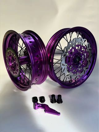 Llantas Supermotard 17 Morado