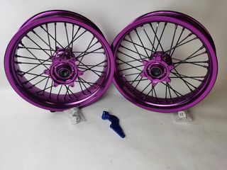 Llantas Supermotard 17 Morado