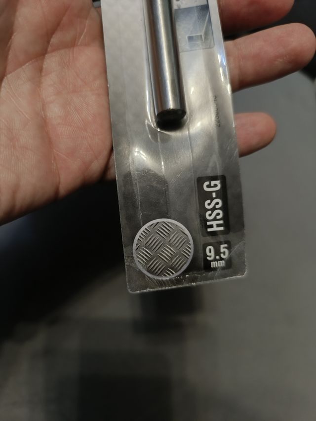 2 Punte per trapano metallo HSS-G 9.5mm