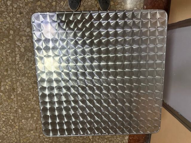 Mesa de bar plegable metálica