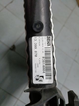 Radiador motor Opel Corsa D/E