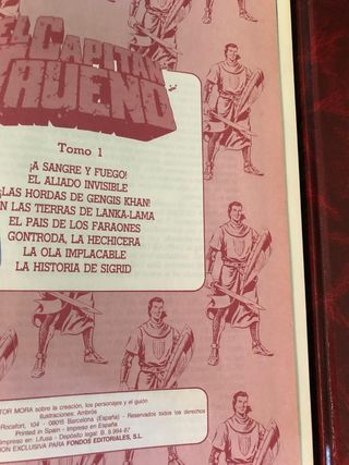 Colección el capitan trueno