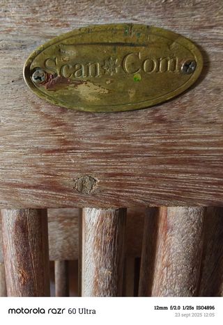 2 Sillas Teca Plegables Jardín