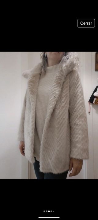 Abrigo beige elegante