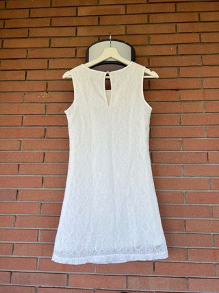 Vestido blanco Disney con estampado