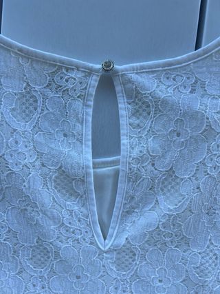 Vestido blanco Disney con estampado