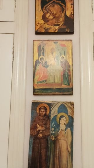 Figura Ángeles  Cerámica  y otros cuadros religios