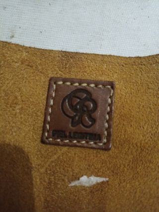 Chaleco de cuero de caballista