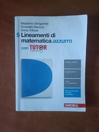 Lineamenti di matematica.azzurro 5
