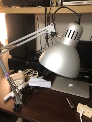 Flexo de escritorio plata
