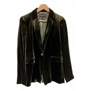 Blazer Terciopelo Verde Massimo Dutti Talla 36