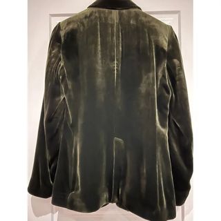 Blazer Terciopelo Verde Massimo Dutti Talla 36