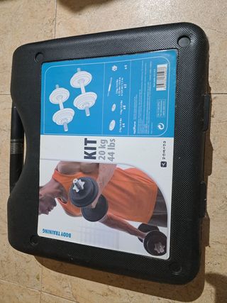 Maletín Mancuernas Decathlon 20kg