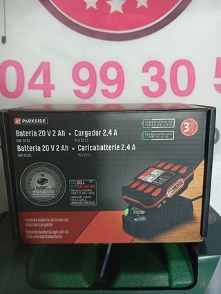 Mini radial Parkside 20V con batería 