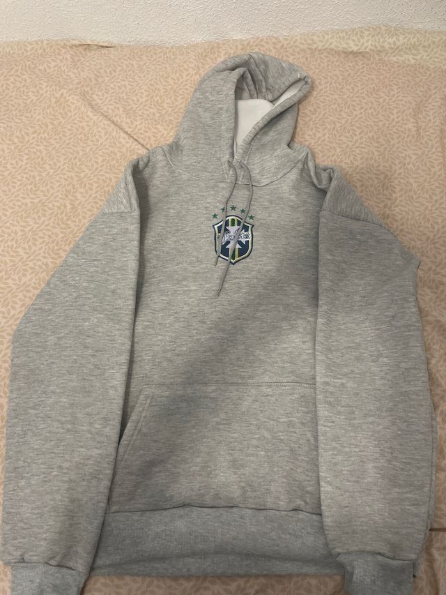 Sudadera Brasil Gris