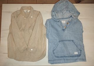 Set di 2 camicie per bambini 4-5 anni