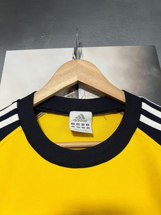 Camiseta Adidas Vintage Amarilla - Talla XL Niño