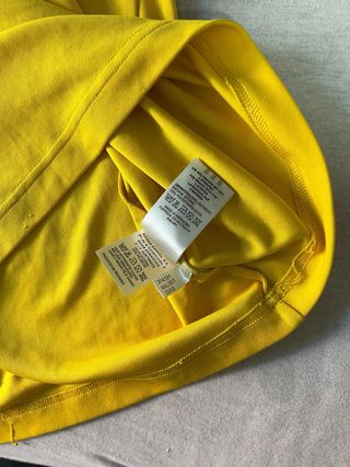Camiseta Adidas Vintage Amarilla - Talla XL Niño