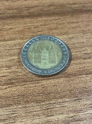 Moneda 2 Euros Lübeck 2006 - Alemania