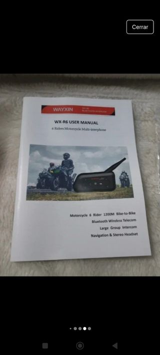 Intercomunicador WAYXIN WX-R6 Moto