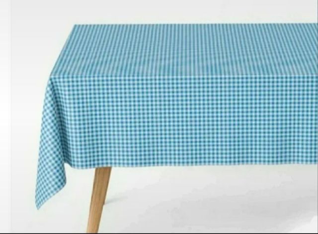 Mantel Cuadros Vichy Azul