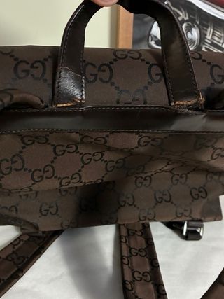Zaino Gucci GG Canvas brown in tela