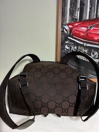 Zaino Gucci GG Canvas brown in tela