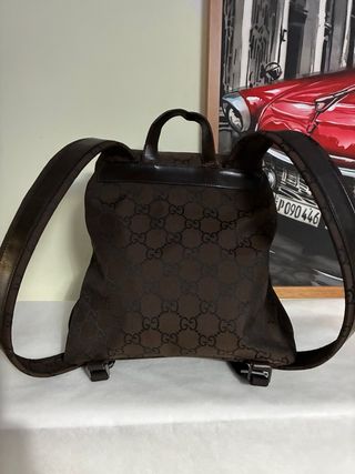 Zaino Gucci GG Canvas brown in tela