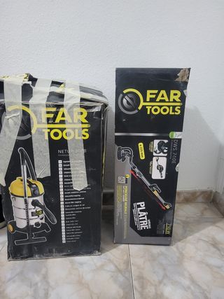 Lijadora de pared y aspirador FAR TOOLS