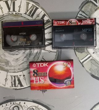 Cintas TDK y SONY  8mm