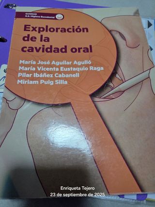 Exploración de la cavidad oral