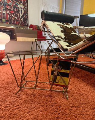 Portariviste vintage oro metallo