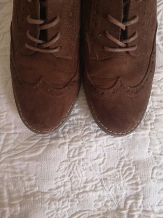 Zapatos Graceland piel marrón talla 38