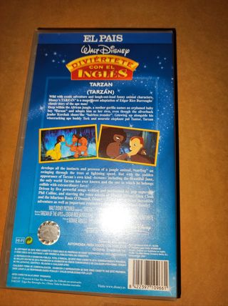 Colección 15 VHS Disney Inglés