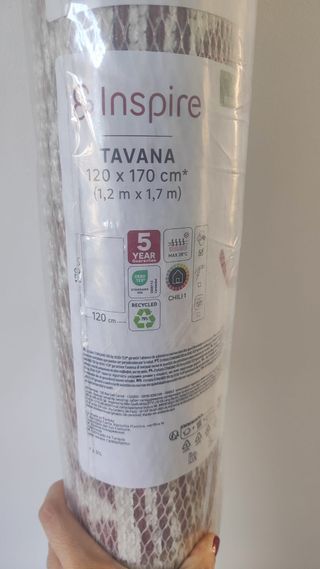 Alfombra Tavana Beige Leroy Merlin Nueva