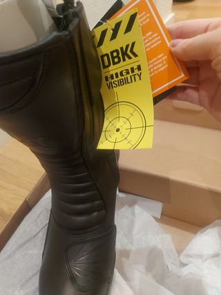 Botas de moto DBK negras talla 46