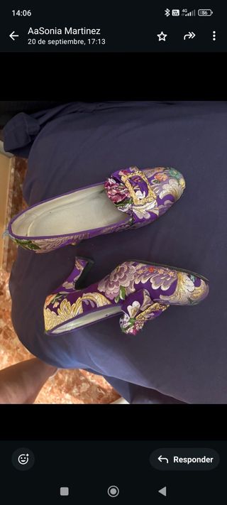 Corpiño de Fallera Morado