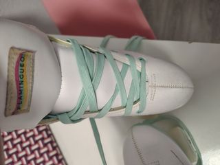 Patines Flamingueo Blancos y Menta
