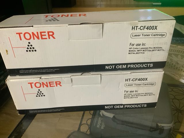 2 Cartuchos Toner Láser HT-CF400X HP