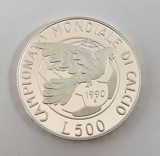 500 Lire 1990 Repubblica Italiana Proof