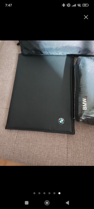 Portadocumentos BMW Negro
